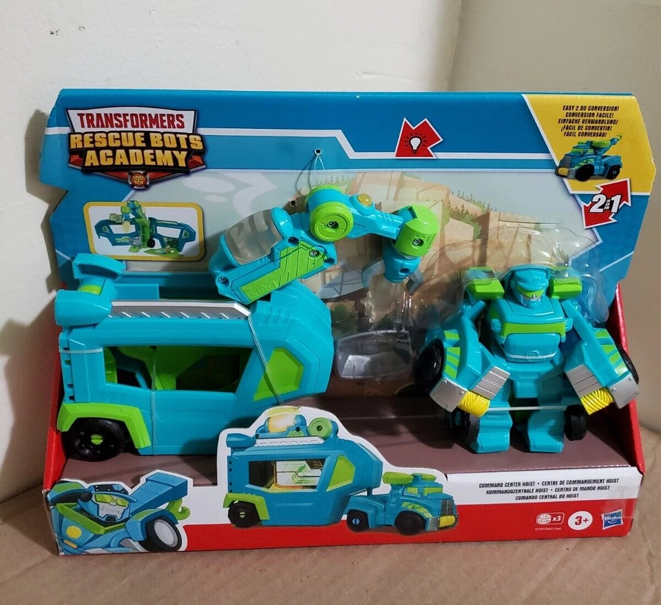 Transformers Playskool Heroes Rescue Bots Academy Command Center Hoist 4.5" Acti - Image 2 of 4