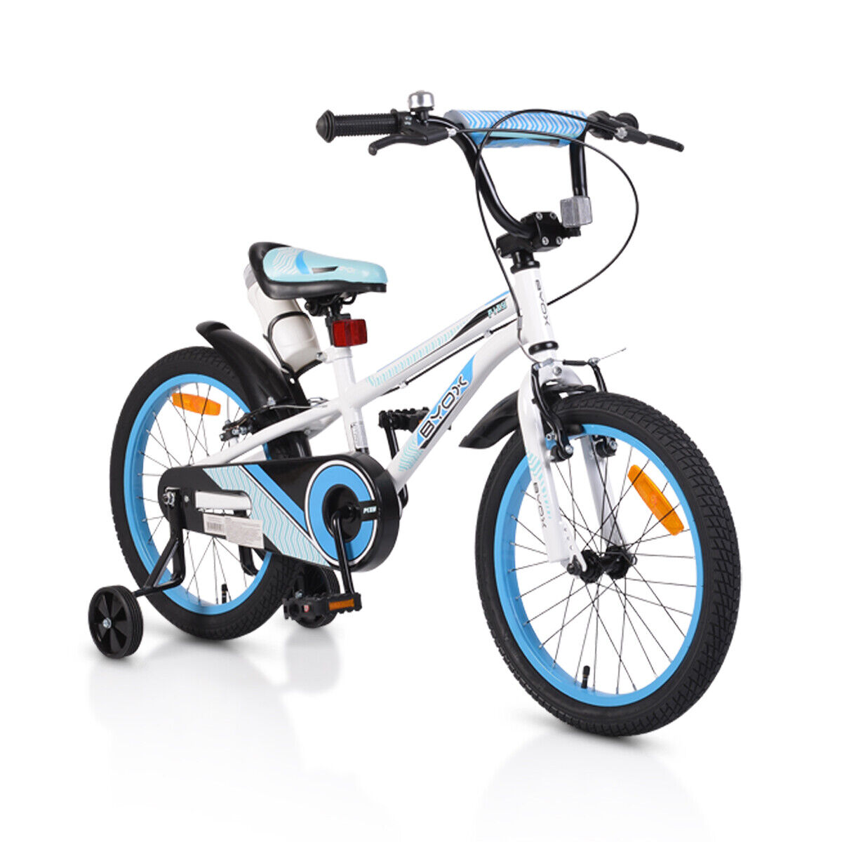 Byox children's bike 18-inch pixi, bell, reflectors, support