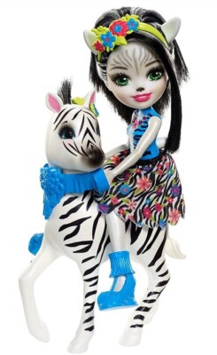 ENCHANTIMALS Zelena Zebra & Hoofette FKY75 | eBay