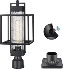 Dusk To Dawn Outdoor Post Light Pier Mount Cage Style