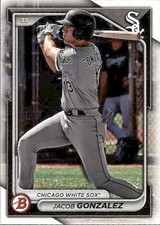 2024 BOWMAN PROSPECT PAPER CHICAGO WHITE SOX - JACOB GONZALEZ #BP-41
