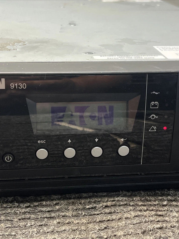*For parts* Eaton UPS 9130 Model PW9130 700 120V (No Batteries), 103007787-6591 - Image 2 of 4