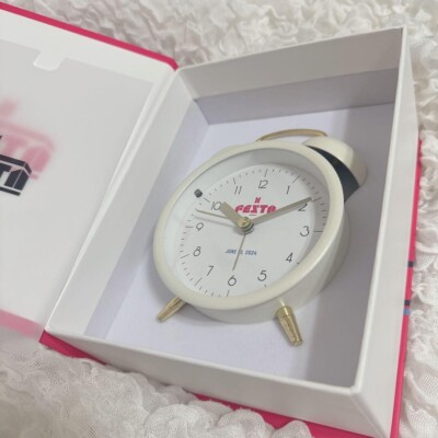 BTS 2024 FESTA ARMY ジン ハグ会 ギフト 卓上時計 ソンムル BTS JIN GREETINGS HUG EVENT GIFT CLOCK BOX SET 2024 FESTA Limited