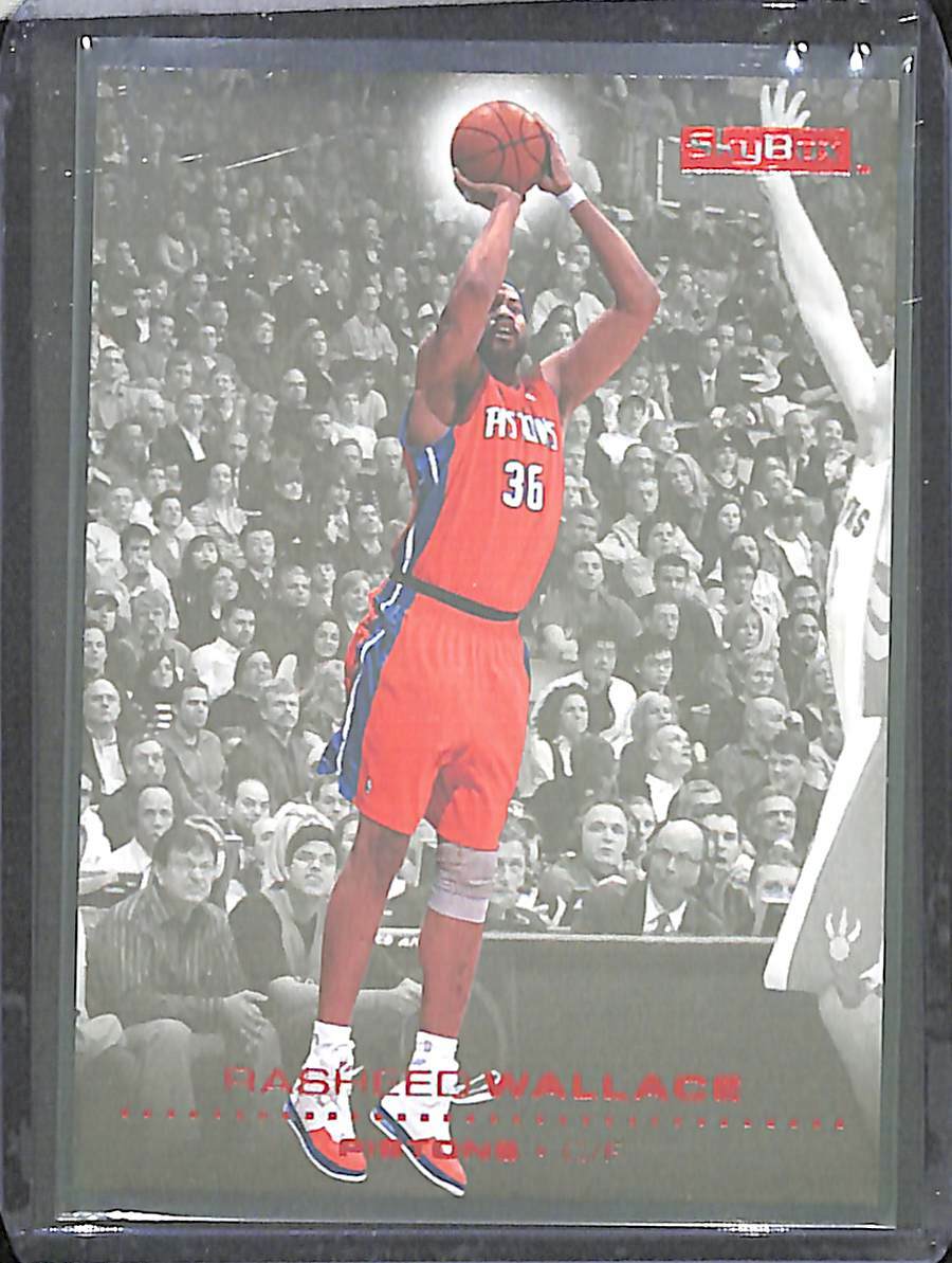 2008-09 Skybox Ruby #44 Rasheed Wallace No 26 of 50