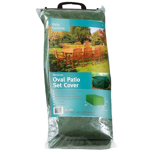 Gardman Oval 208cm X 191cm Patio Outdoor Medium Garden Furniture Seat