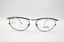 Vintage Sting 1388 Multicolored Oval Glasses Frame Eyeglasses NOS