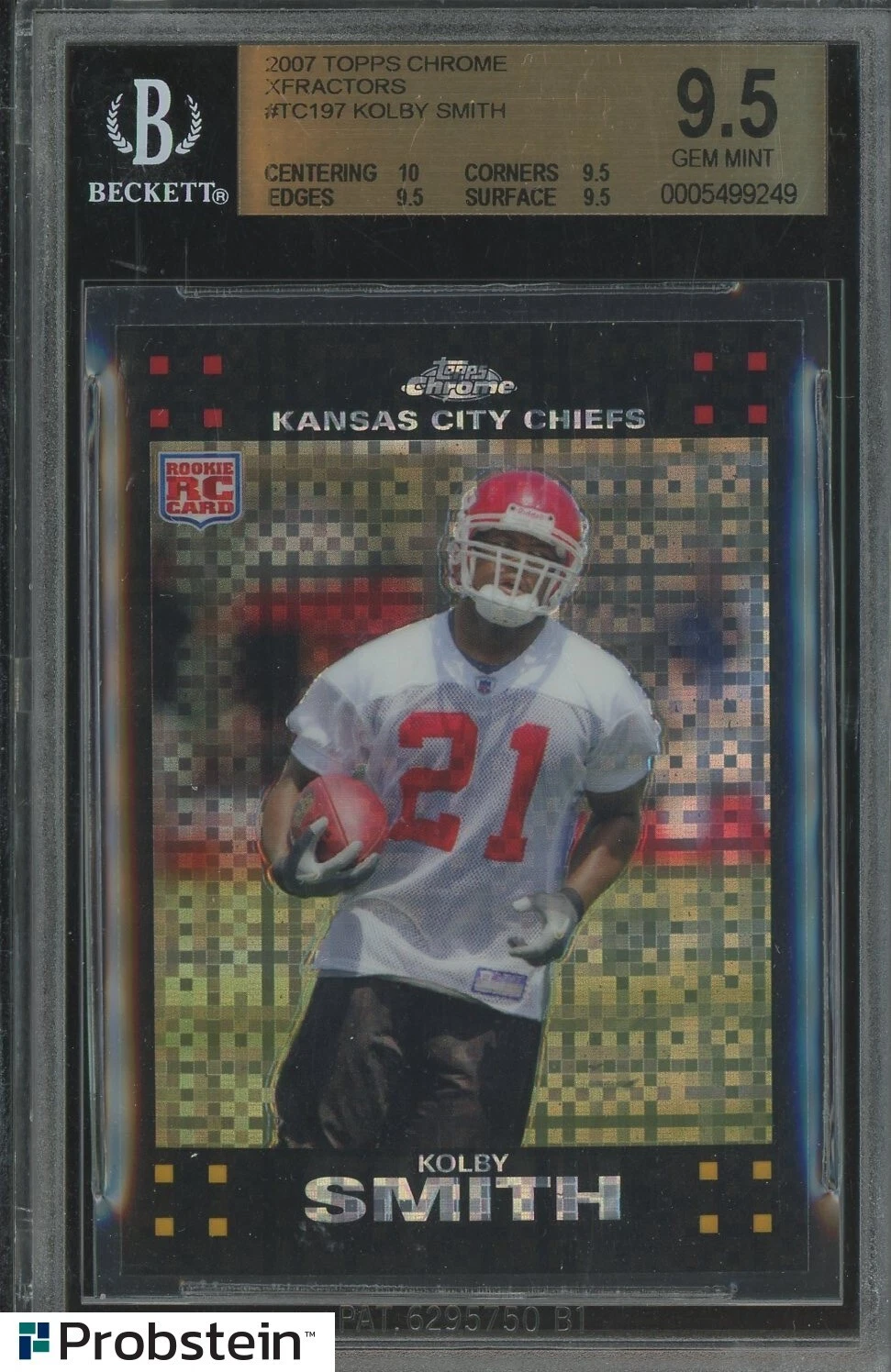 Kolby Smith Topps Chrome #TC197 Base