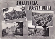 ALESSANDRIA - GREETINGS FROM - VIEWS - TRAVEL 1960 -83907-