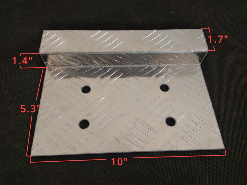 Aluminum Loading Ramp End Diamond Plate Truck Bed Ramp | eBay