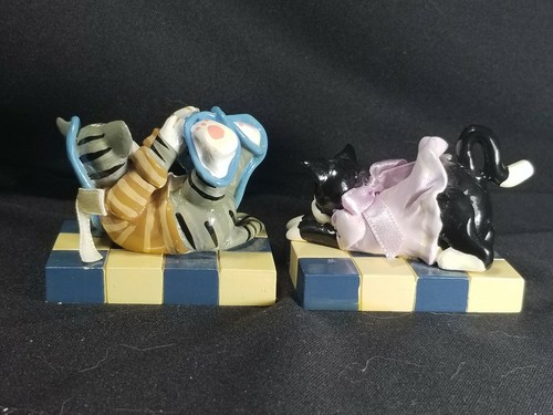RARE 1997 Kitt'in Littles/Donna Littles Set of 2 "Kittens Playing" New IB w/Tags - Picture 6 of 11
