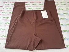 Quince Womens Ultra-Form High-Rise Legging Chocolate Size Medium