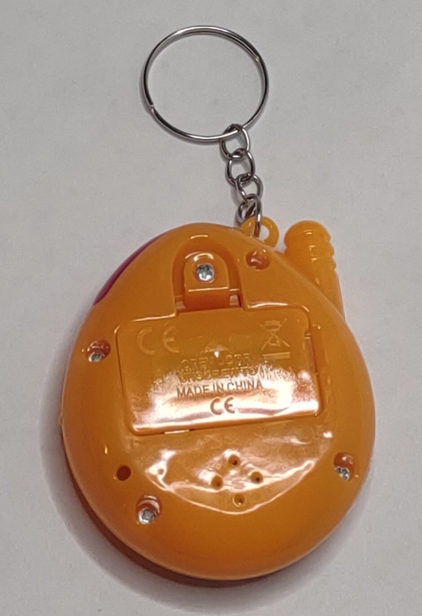 Tamagotchi Connection Orange TESTED WORKING 168 in 1 VINTAGE