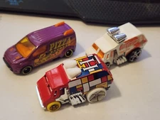 hot wheels/matchbox VANS (BOX #59) delivery ice cream truck cargo news