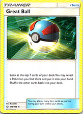 Great Ball #119 Prices | Pokemon Sun & Moon | Pokemon Cards