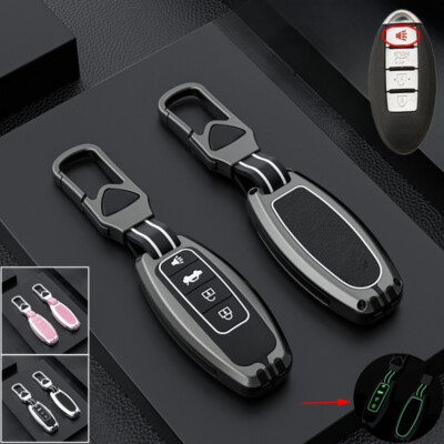 Alloy Silicone Car Key Case Cover Bag For Nissan Maxima Altima Pathfinder Tiida