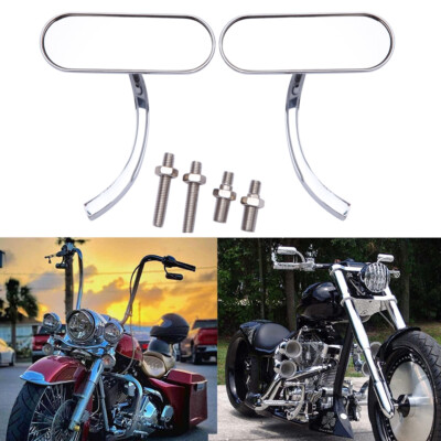 Motorrad Rückspiegel Spiegel Chrom Für Harley Touring Dyna Softail Sportster
