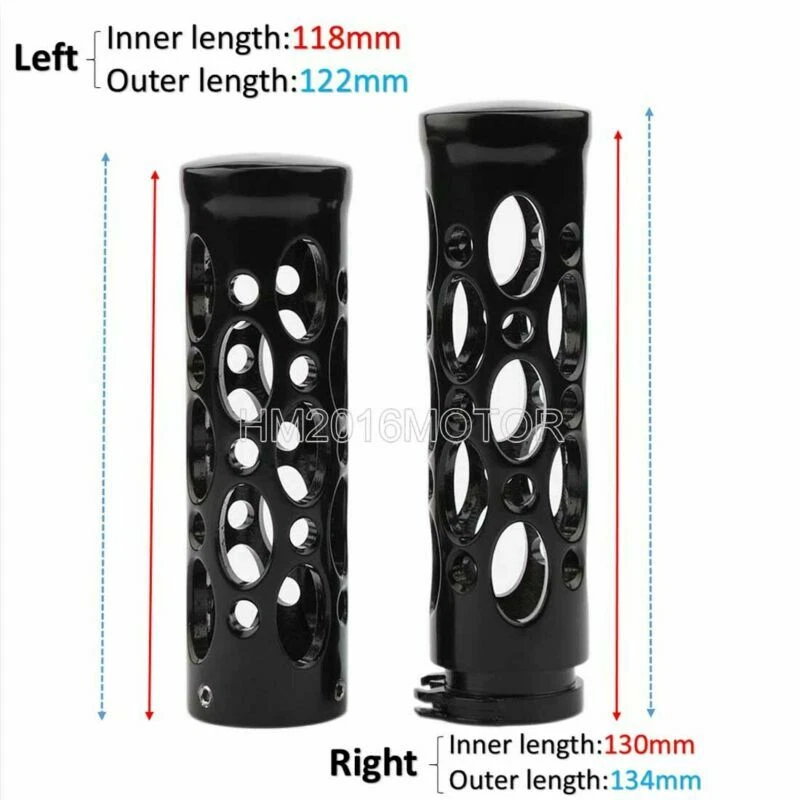 1" Motorcycle Handlebar Hand Grip For Harley Sportster XL 883 1200 Hugger Custom Foto 2 de 3