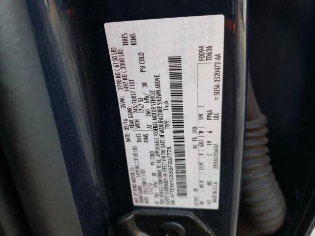 Used Starter Motor fits: 2016 Ford F150 PICKUP 3.7 Grade B - Image 3 of 4