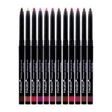 12 Colors Retractable Waterproof Lip Liner Set, Long Lasting Fade Resistant...