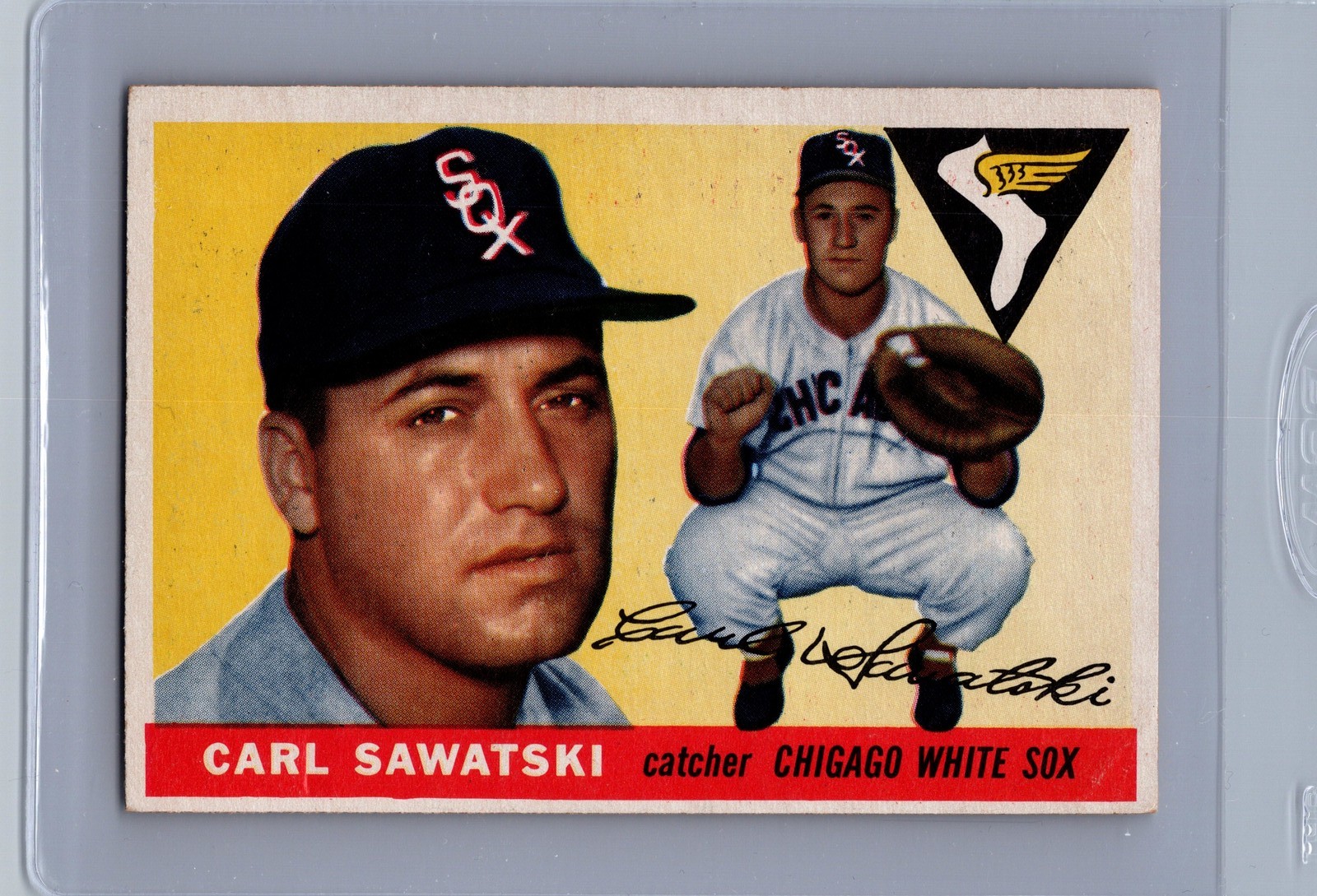 1955 Topps Carl Sawatski  #122 - Chicago White Sox - EX