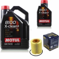 SCT Inspektionspaket 6L Motul 8100 X-Clean+ 5W-30 FüR Toyota RAV 4 III 2.2 D 4WD