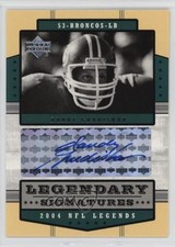 2004 NFL Legends Legendary Signatures Randy Gradishar (Blue Ink) Auto HOF fm0