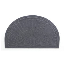 Half Circle Door Mat Indoor Front Entryway Doormat, Non-Slip Washable Entranc...