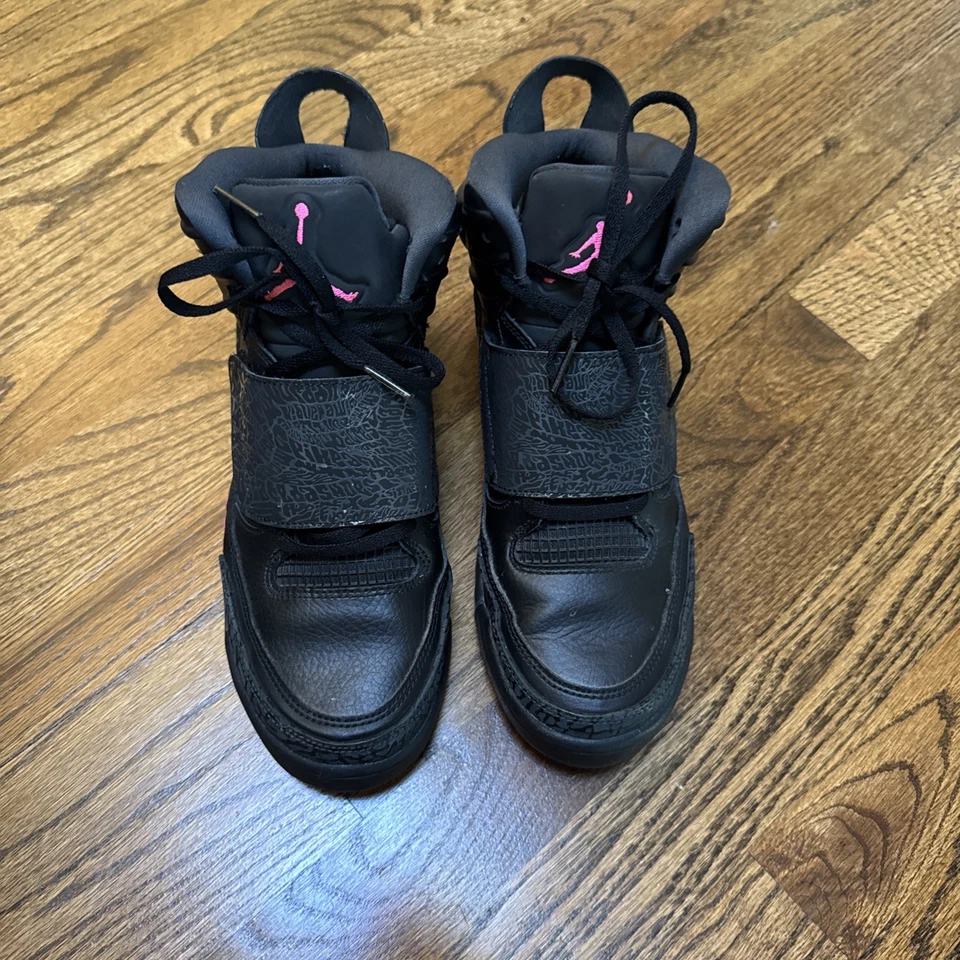 Jordan Son of Mars Zapatos Yourh Talla 7Y Negro Rosa 512242-009 Tenis de Baloncesto Foto 4 de 4