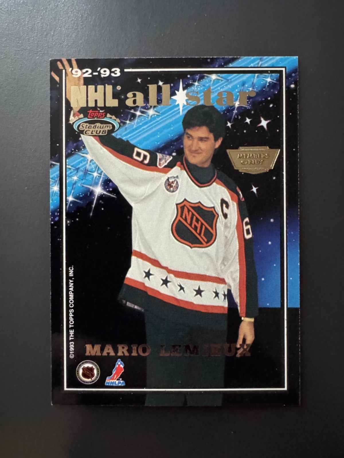 1993-94 Stadium Club Members Only All Stars Mario Lemieux Wayne Gretzky #NNO