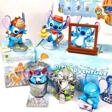 TOPTOY Stitch City Adventure Series Blind Box Figure Toy Confirmed Hot Gift