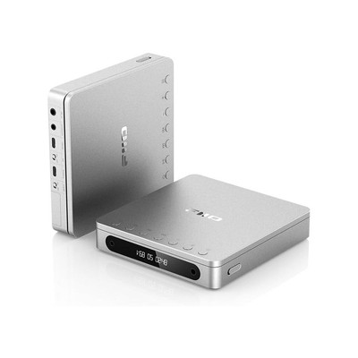 FiiO DM13 Bluetooth CDプレーヤー（Silver） FiiO DM13 Multifunctional Portable Stereo CD Player (Silver