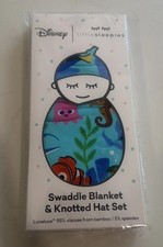NIB Little Sleepies Disney NEMO REEF- Swaddle Hat Set