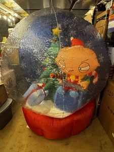 Custom Gemmy Airblown Inflatable Family Guy Snow Globe Yard Decor 6 Foot Tall