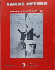 WEDDINGS, PARTIES, ANYTHING - Swans Return - Signed by Colin Richardson - 1987