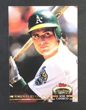 1992 TOPPS STADIUM CLUB MEMBERS CHOICE JOSE CANSECO #370