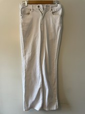 Universal Thread Jeans - Women's High-Rise White Wide Leg JEANS - Size 6R
