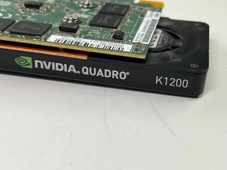 NVIDIA Quadro K1200 Low Profile PCIe 4 port Mini DP GPU w/Low Profile Bracket - Image 4 of 4