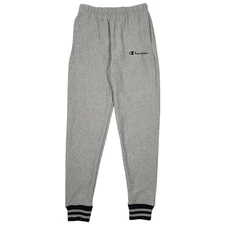 CHAMPION Reverse Weave Jogger Trousers Grey Mens W32 L32