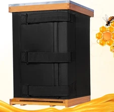 Beehive Winter Wrap for 8/10 Frame, 2 Deep & 1 Medium Boxes, Adjustable