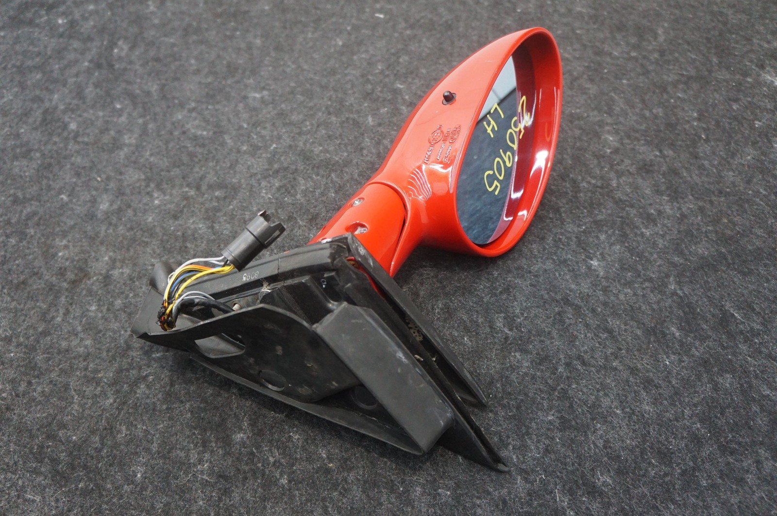 Left Driver Door Mirror Assembly Corsa Red OEM 65731810 Ferrari 360 2001 *Note*