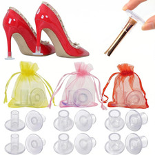 9 Pairs Clear High Heel Protectors Heel Stoppers 3 Sizes FROM USA
