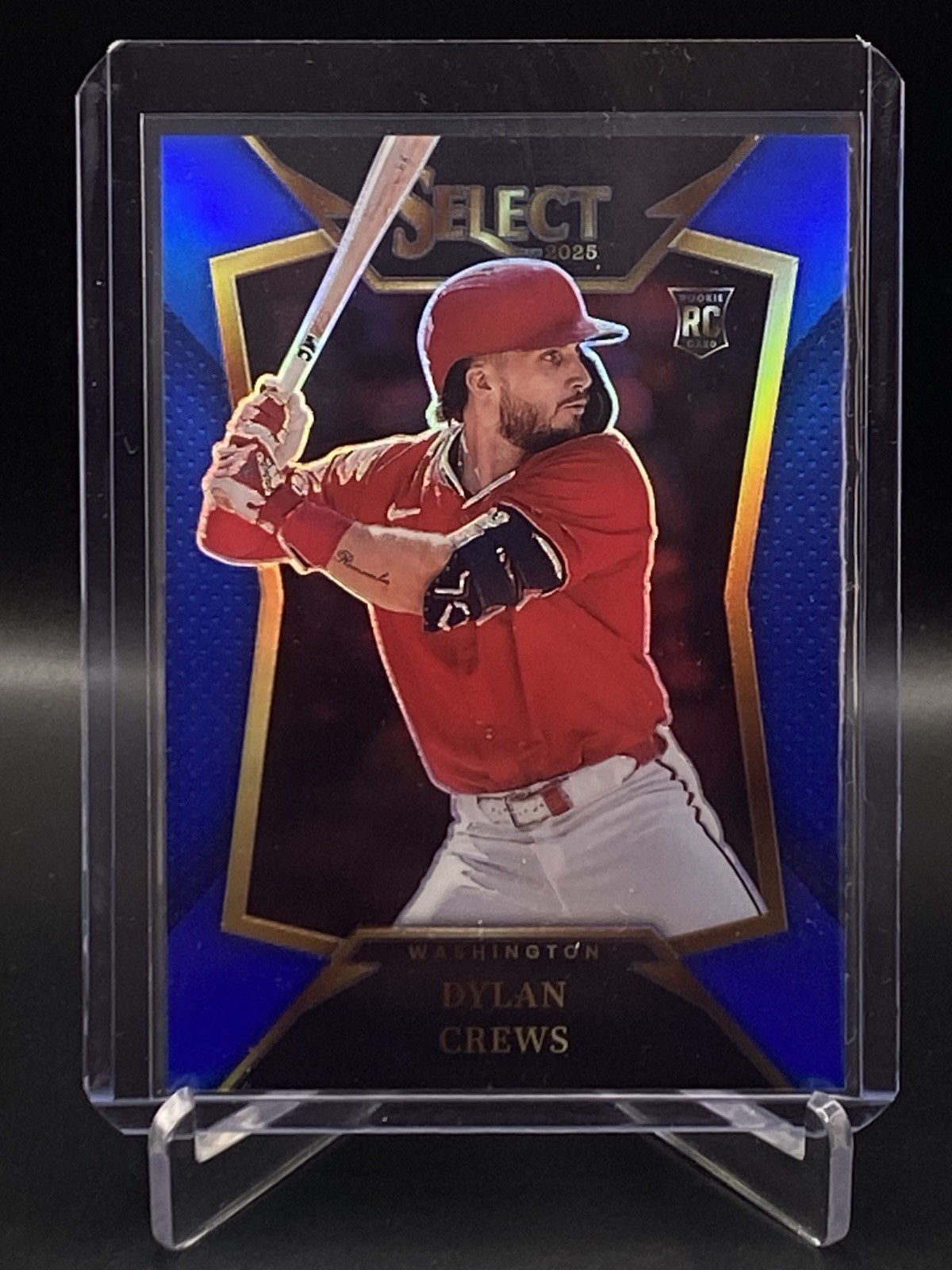 2025 Select Baseball Throwback Dylan Crews #22 RC Blue /49 Washington Nationals