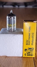 PHILIPS ECC83 12AX7A 7025 MULTI AVAILABLE BLK PLATE VACUUM TUBE NOS- SOLD AS IS