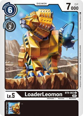 LoaderLeomon BT9-063 C X Record Digimon TCG