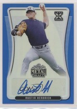 2020 Leaf Metal Draft Blue Rainbow 29/35 Austin Hendrick #BA-AH1 Auto 0c6