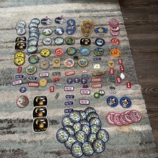 Large Lot of Boy Scout Patches Virginia 1980s To 2000s Huge Lot Nice