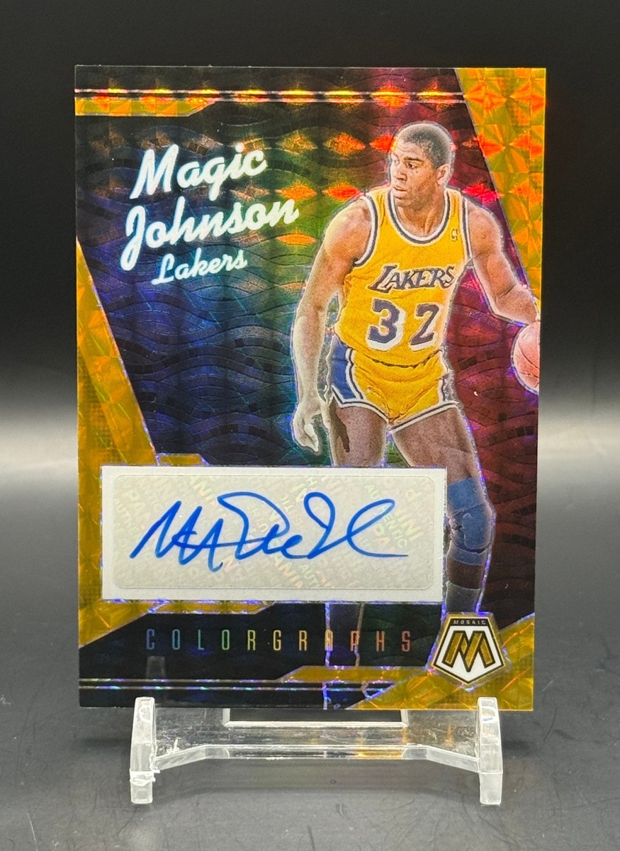 【Magic Johnson】PSA10 Express Lane Gold 2020-21 Panini Flux #181 Magic Johnson Gold Pulsar Prizm PSA