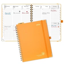 2026 Planner (Large Size 10'' x 8'' Wire-Bound Hard Cover) Daily Weekly and M...