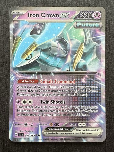 Iron Crown EX # 81/162 Double Rare | Pokemon TCG - Temporal Forces | NM