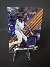 2024 Panini Donruss - Jersey Kings Junior Caminero #JK-JC Orange Ice (MEM, RC)